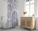 Pierson Floral Shower Curtain in Iris - view 2