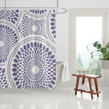 Pierson Floral Shower Curtain in Iris