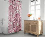 Pierson Floral Shower Curtain in Magenta - view 2