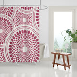 Pierson Floral Shower Curtain in Magenta