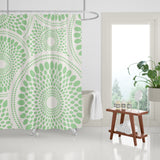 Pierson Floral Shower Curtain in Mint