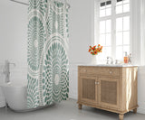Pierson Floral Shower Curtain in Mist - view 2
