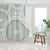 Pierson Floral Shower Curtain in Mist