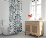 Pierson Floral Shower Curtain in Slate - view 2