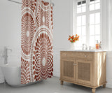 Pierson Floral Shower Curtain in Spice - view 2