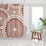 Pierson Floral Shower Curtain in Spice