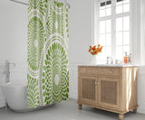Pierson Floral Shower Curtain in Spring Green - view 2