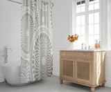 Pierson Floral Shower Curtain in Trout - view 2