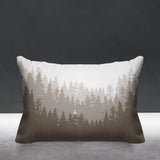 Pine Outdoor Reversible Throw Rectangular Pillow