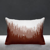 Pine Outdoor Reversible Throw Rectangular Pillow
