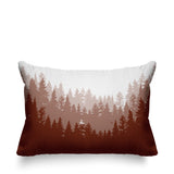 Pine Outdoor Reversible Throw Rectangular Pillow