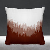 Pine Outdoor Reversible Throw Square Pillow