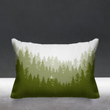 Pine Outdoor Reversible Throw Rectangular Pillow