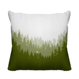 Pine Outdoor Reversible Throw Square Pillow