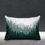 Pine Outdoor Reversible Throw Rectangular Pillow