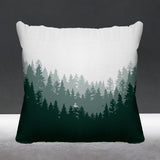Pine Outdoor Reversible Throw Square Pillow