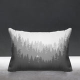Pine Outdoor Reversible Throw Rectangular Pillow