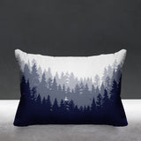 Pine Outdoor Reversible Throw Rectangular Pillow