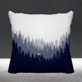 Pine Outdoor Reversible Throw Square Pillow