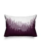 Pine Outdoor Reversible Throw Rectangular Pillow
