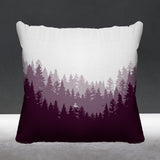 Pine Outdoor Reversible Throw Square Pillow