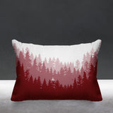 Pine Outdoor Reversible Throw Rectangular Pillow