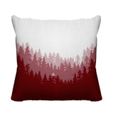 Pine Outdoor Reversible Throw Square Pillow