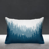 Pine Outdoor Reversible Throw Rectangular Pillow