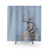 Pinky Floral Shower Curtain in Multicolor