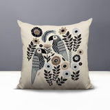 Pipo Parrot Reversible Indoor/Outdoor Square Pillow