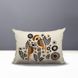 Pipo Parrot Lumbar Indoor/Outdoor Throw Pillow