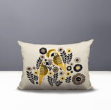 Pipo Parrot Lumbar Indoor/Outdoor Throw Pillow