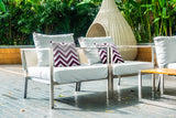 Pita Square Indoor/Outdoor Throw Pillow