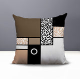 Plexa Abstract Reversible Indoor/Outdoor Square Pillow