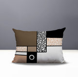 Plexa Abstract Reversible Indoor/Outdoor Lumbar Pillow