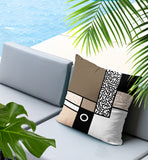 Plexa Abstract Reversible Indoor/Outdoor Square Pillow