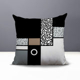 Plexa Abstract Reversible Indoor/Outdoor Square Pillow