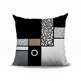 Plexa Abstract Reversible Indoor/Outdoor Square Pillow