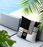Plexa Abstract Reversible Indoor/Outdoor Square Pillow