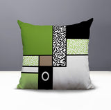 Plexa Abstract Reversible Indoor/Outdoor Square Pillow