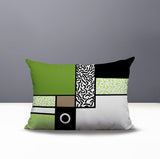 Plexa Abstract Reversible Indoor/Outdoor Lumbar Pillow