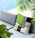 Plexa Abstract Reversible Indoor/Outdoor Square Pillow