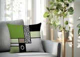 Plexa Abstract Reversible Indoor/Outdoor Square Pillow