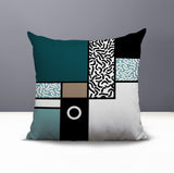 Plexa Abstract Reversible Indoor/Outdoor Square Pillow