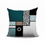 Plexa Abstract Reversible Indoor/Outdoor Square Pillow