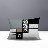 Plexa Abstract Reversible Indoor/Outdoor Lumbar Pillow