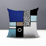 Plexa Abstract Reversible Indoor/Outdoor Square Pillow