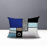 Plexa Abstract Reversible Indoor/Outdoor Lumbar Pillow