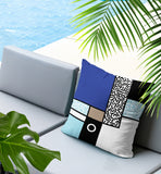 Plexa Abstract Reversible Indoor/Outdoor Square Pillow