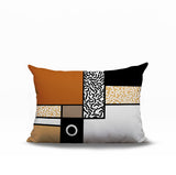 Plexa Abstract Reversible Indoor/Outdoor Lumbar Pillow